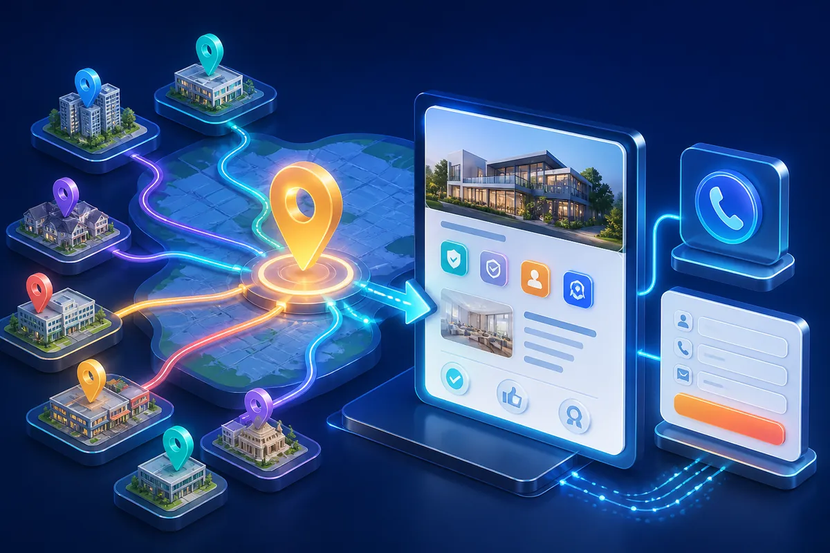 Zirakpur service-area search journey connecting nearby demand with a relevant landing page and enquiry