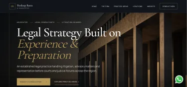 Legal Pillars portfolio project