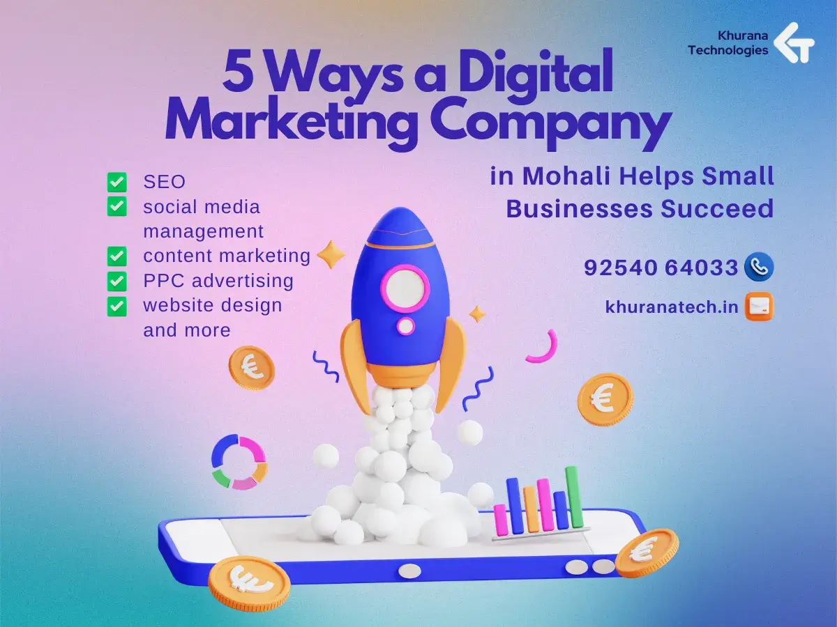 5 Ways a Digital Marketing Company in Mohali Helps Small Businesses Succeed